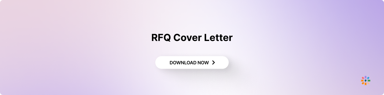 RFQ Cover Letter
