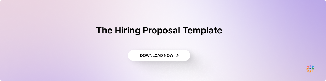 The Hiring Proposal Template