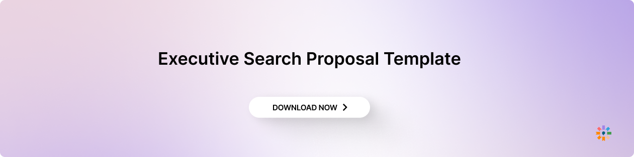 Executive Search Proposal Template