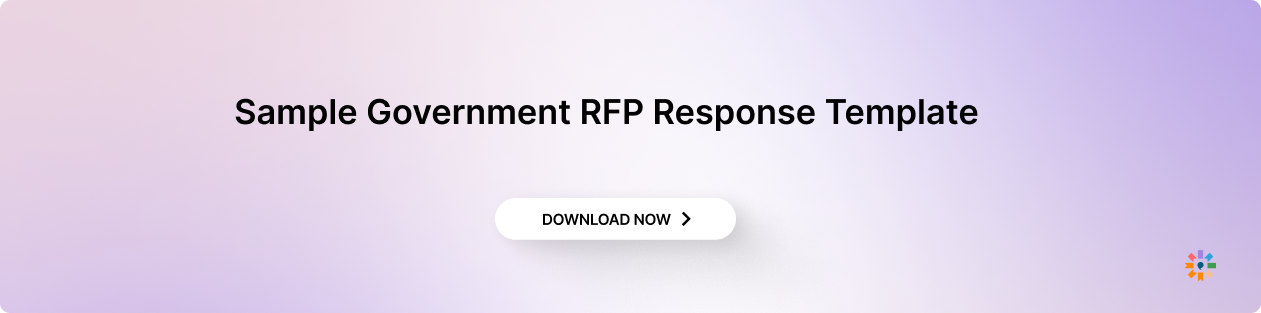Sample Government RFP Response Template