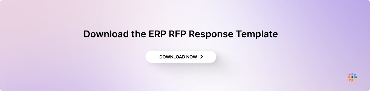 The ERP RFP Response Template