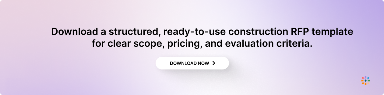 Download a ready-to-use construction RFP template for clear scope, pricing, and evaluation criteria.