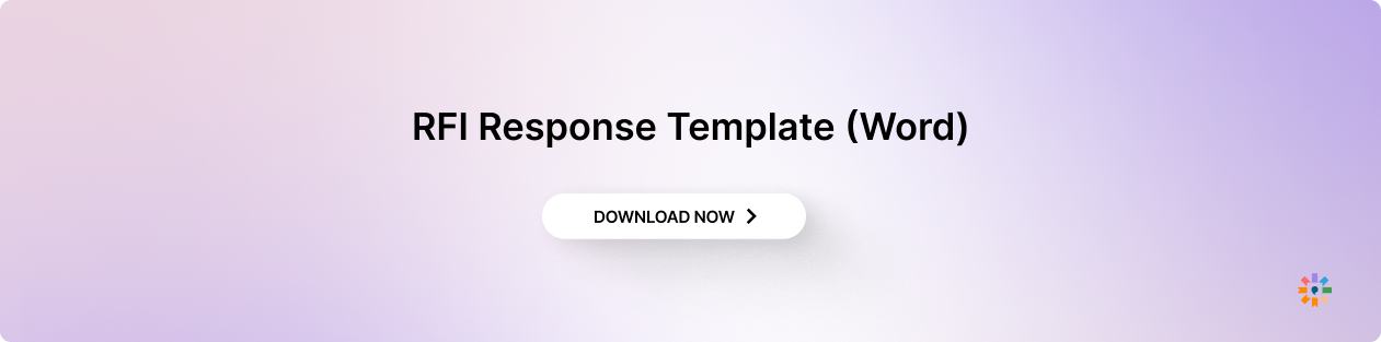 Copy-Paste Ready RFI Response Template (Word)