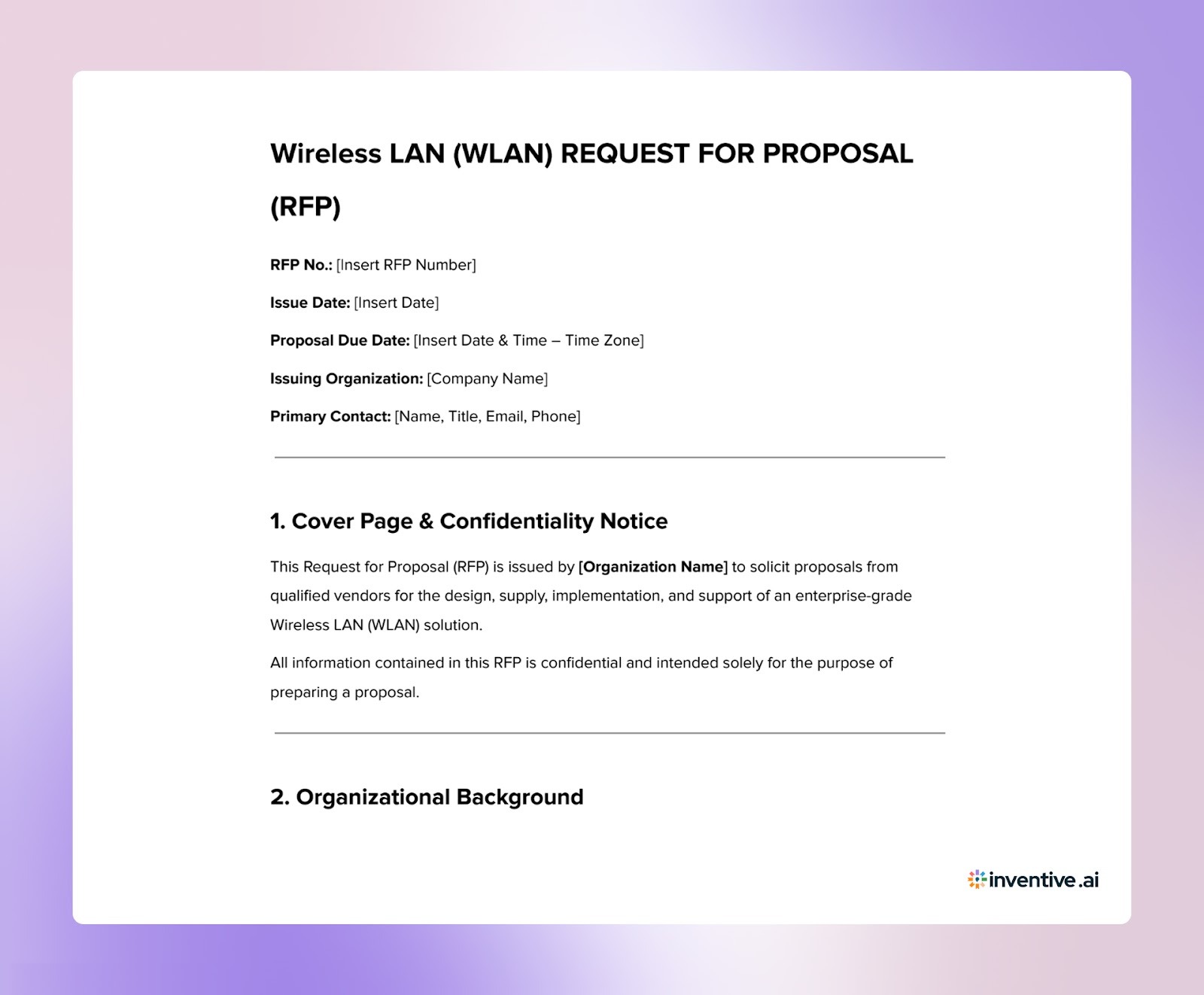 Inside the Enterprise Wireless LAN RFP: What Buyers Expect from Vendors