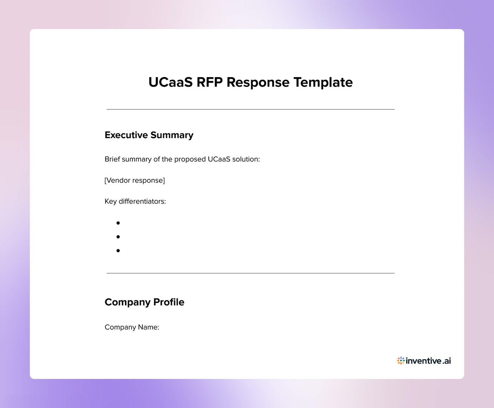 Build UCaaS RFP Responses That Win Enterprise Evaluations