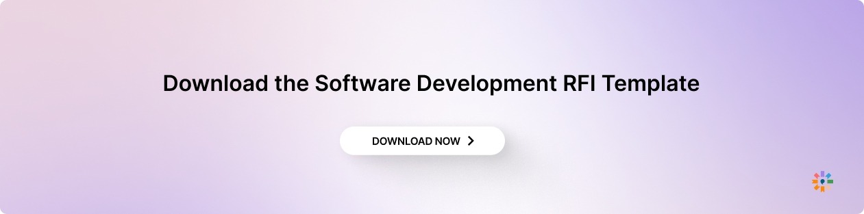 Software Development RFI Template