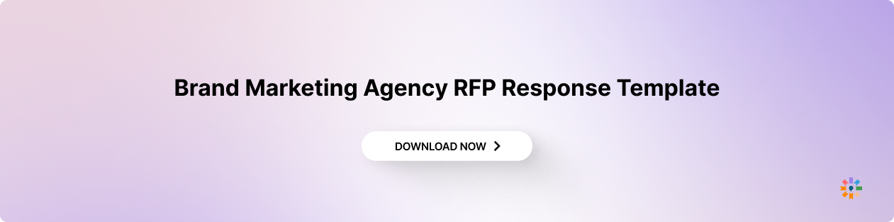 Brand Marketing Agency RFP Response Template