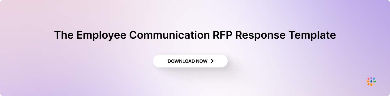 The Employee Communication RFP Response Template