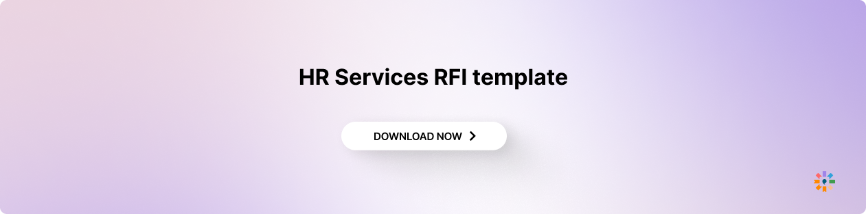 HR Services RFI template