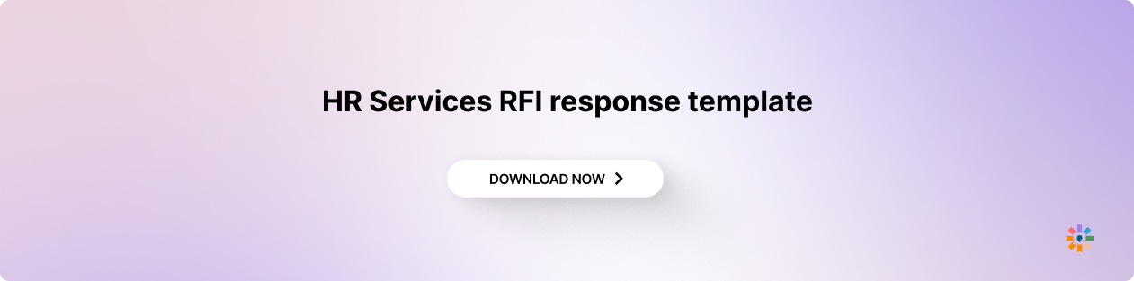 HR Services RFI response template