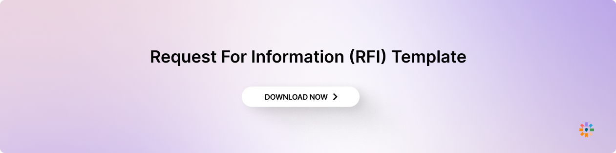 The Request For Information (RFI) Template