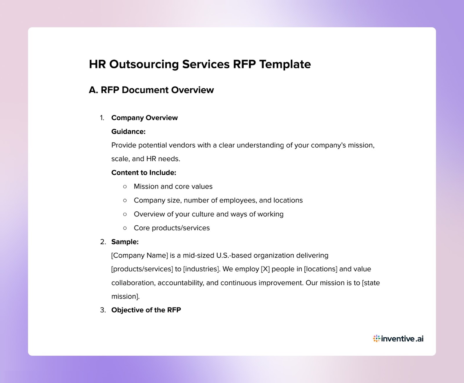Maximize Your Success with the HR Outsourcing RFP Template