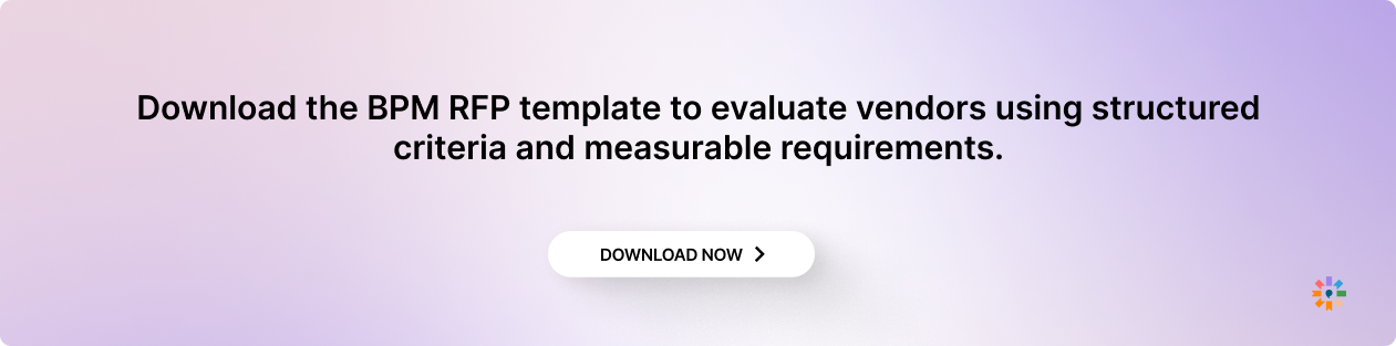 BPM RFP template to evaluate vendors using structured criteria and measurable requirements.
