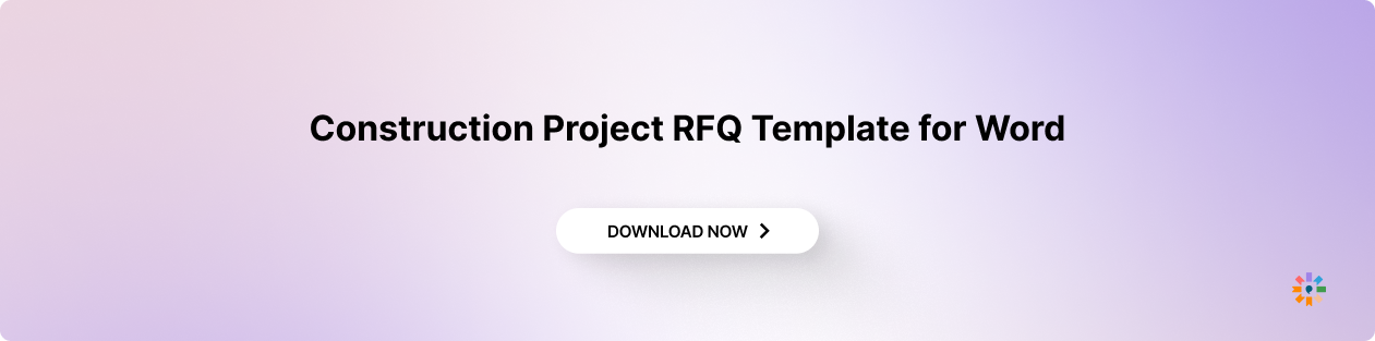 Construction Project RFQ Template for Word