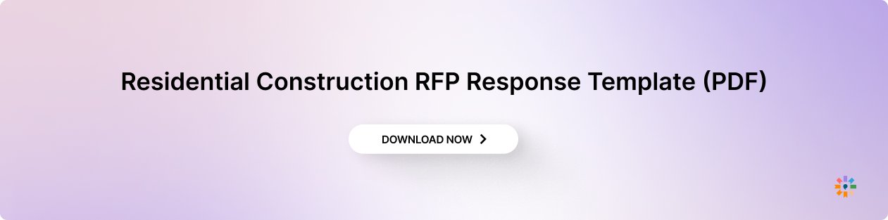 Residential Construction RFP Response Template (PDF)