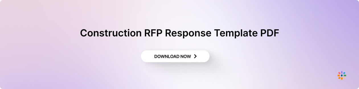 Construction RFP Response Template PDF