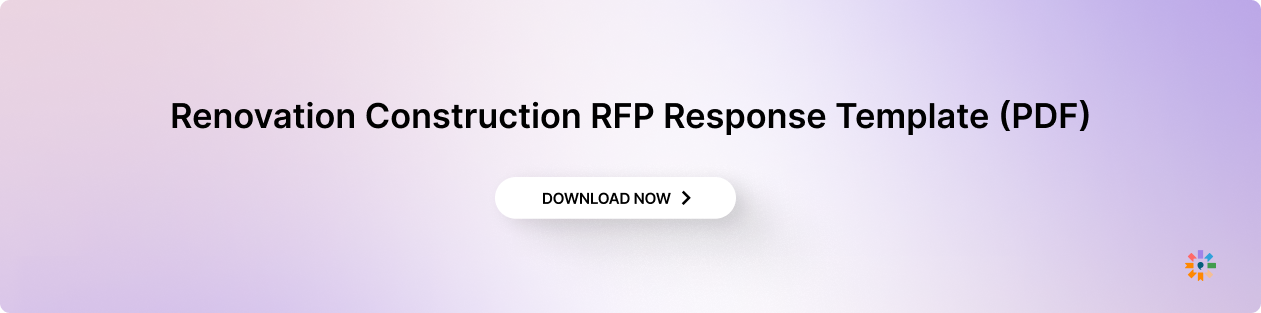 Renovation Construction RFP Response Template (PDF)