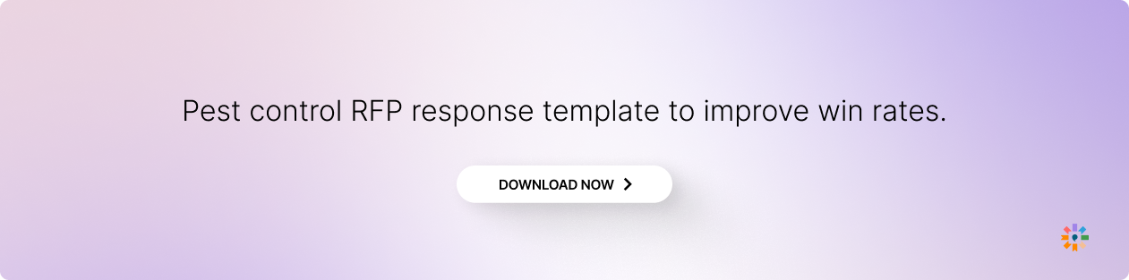 Download the pest control RFP response template to improve win rates.