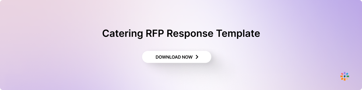 Catering RFP Response Template