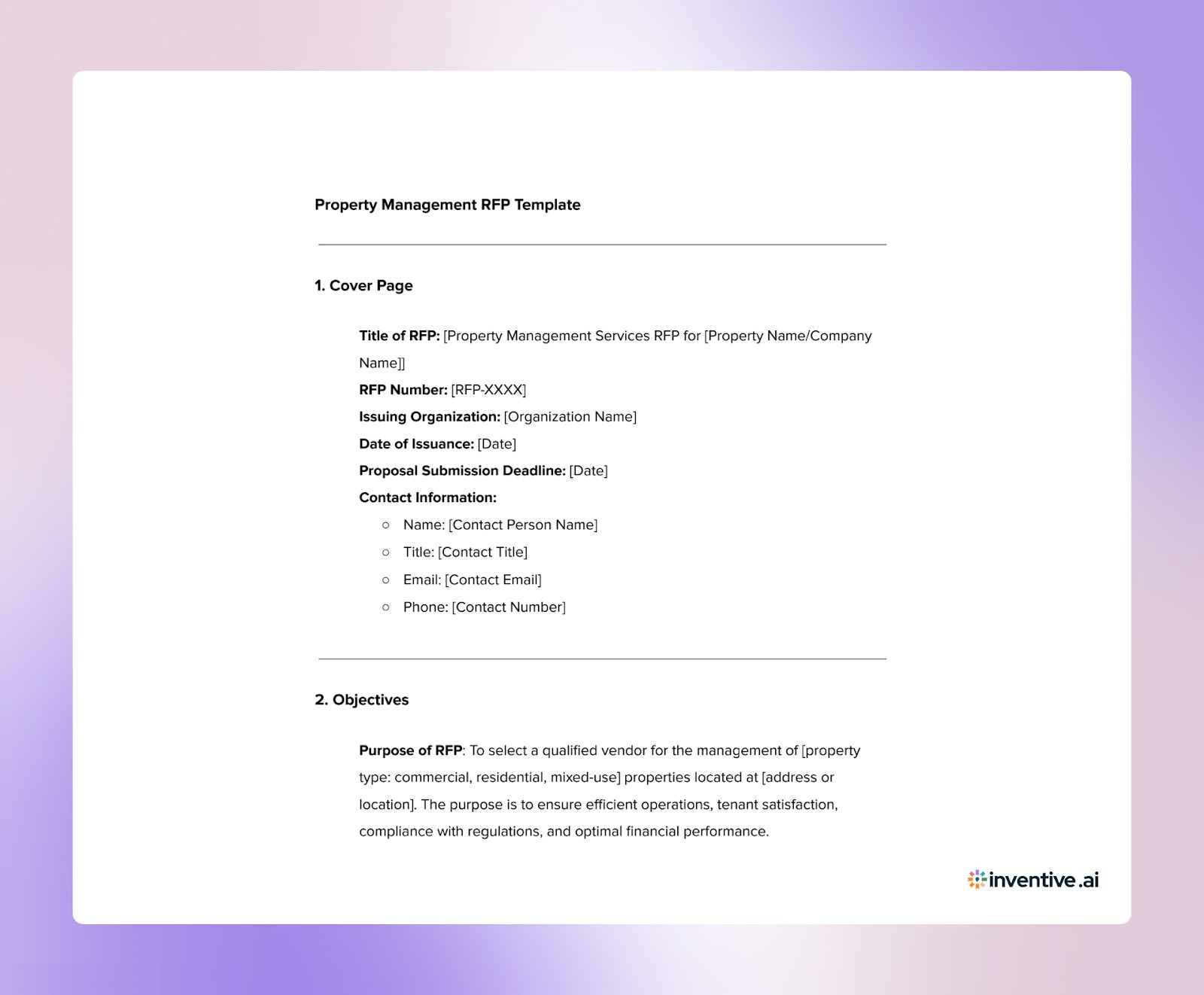 The Ultimate Property Management RFP Template in 2026