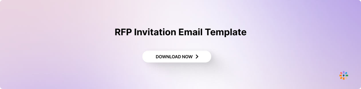 RFP Invitation Email Template