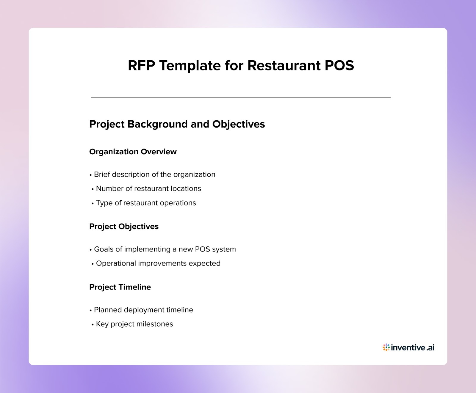 Create a Restaurant POS RFP That Gets Clear, Comparable Vendor Proposals