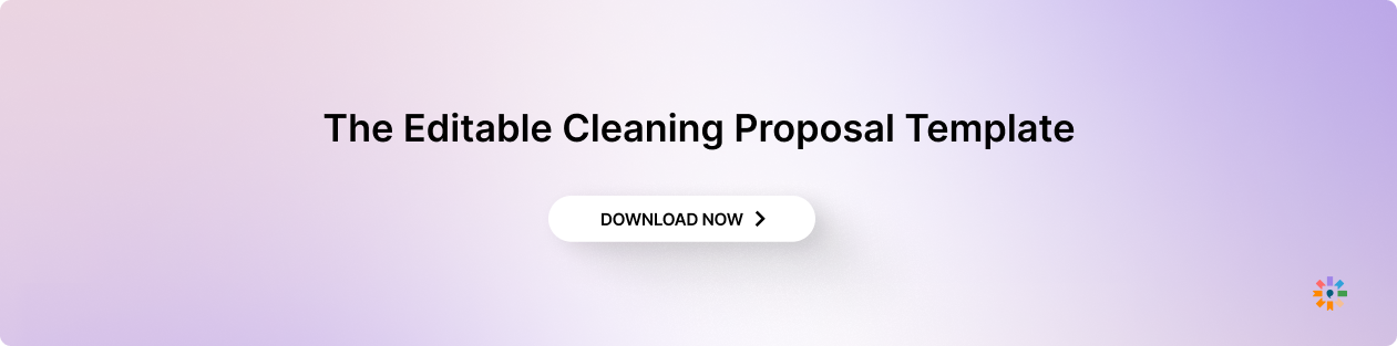 The Editable Cleaning Proposal Template