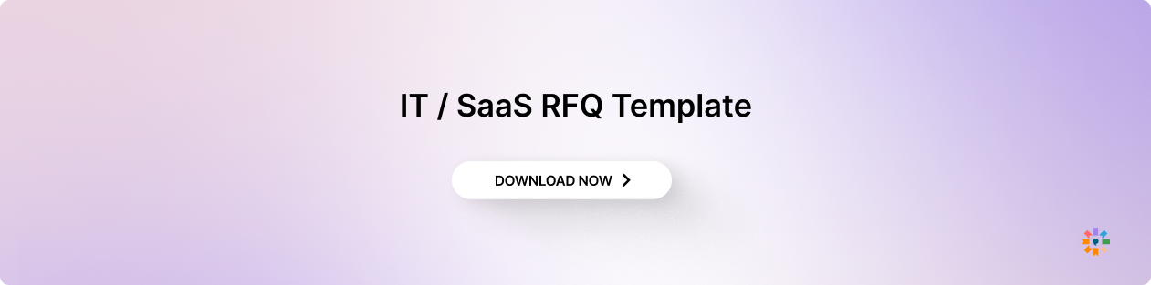  IT / SaaS Vendor RFQ Response Template