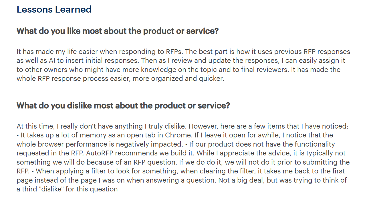 Ratings and Reviews