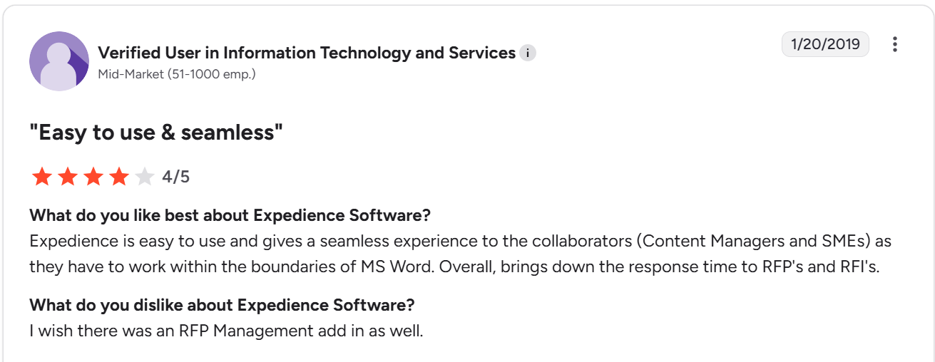 Ratings and Reviews