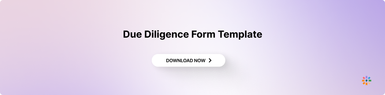 Due Diligence Form Template