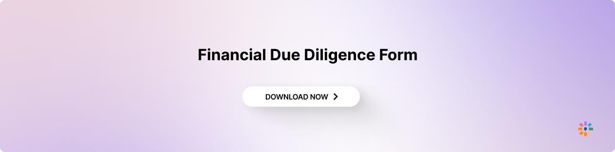 Financial Due Diligence Form