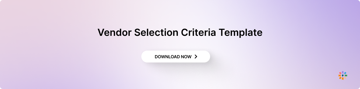 Vendor Selection Criteria Template