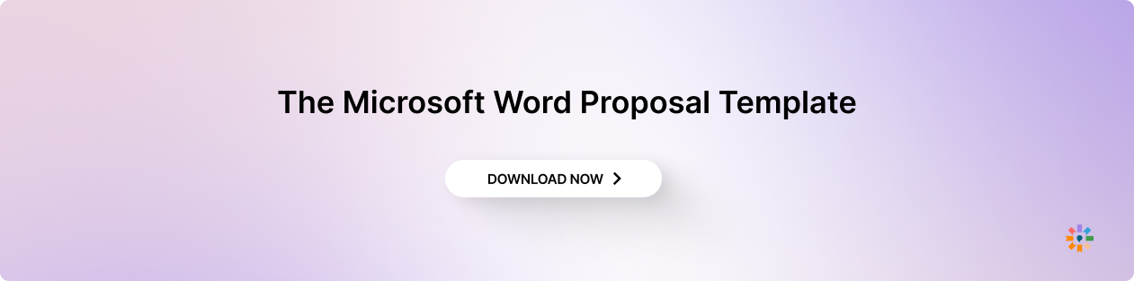 Microsoft Word Proposal Template