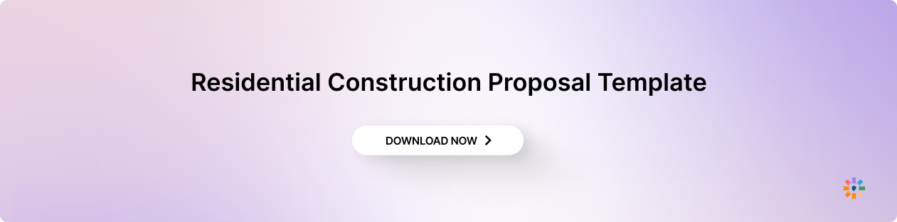 Residential Construction Proposal Template