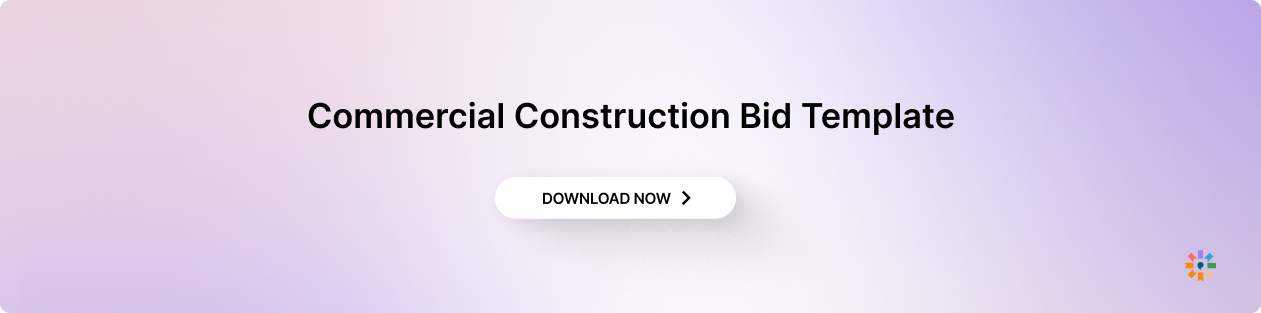 Commercial Construction Bid Template