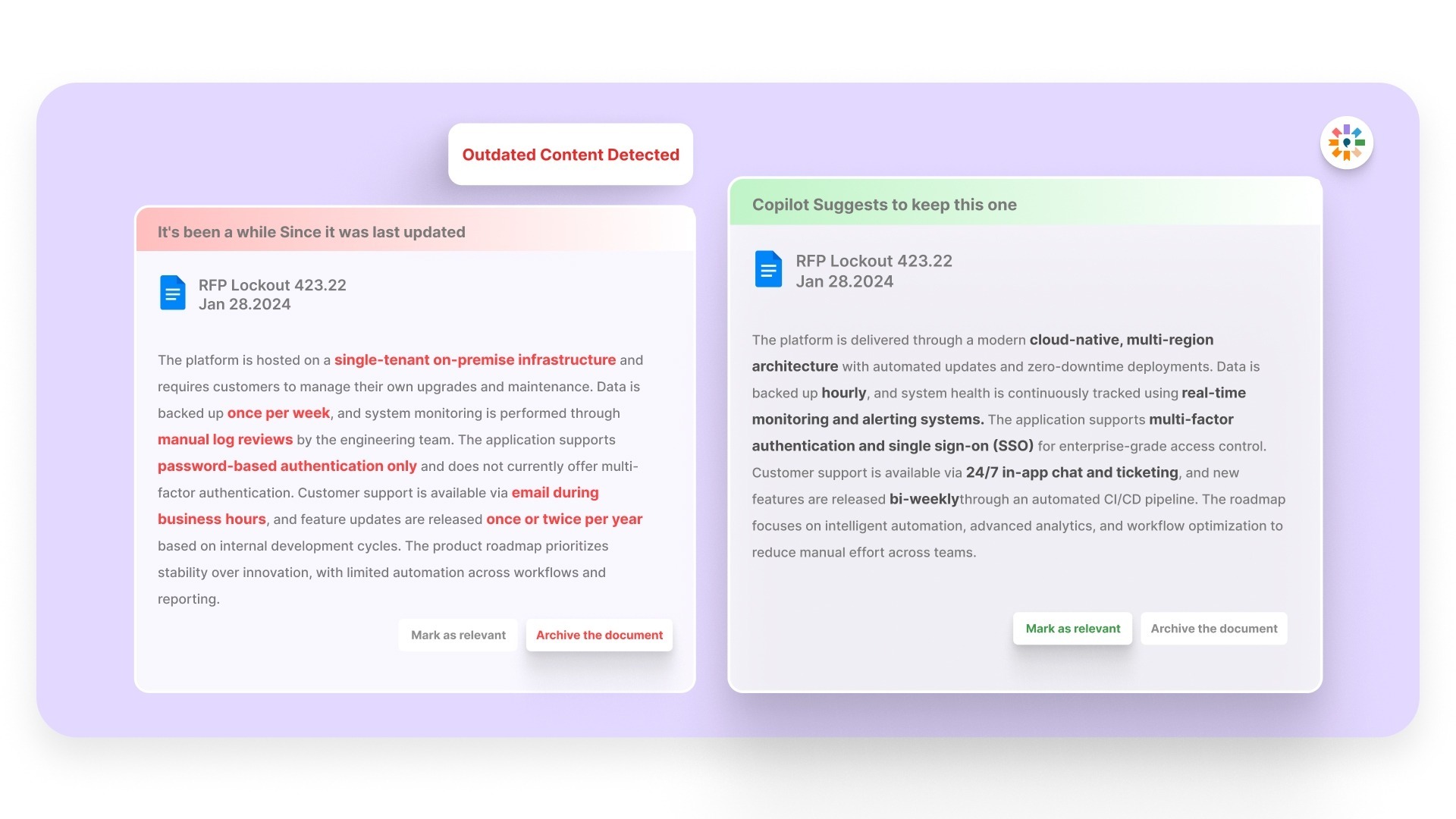 Outdated Content Detection