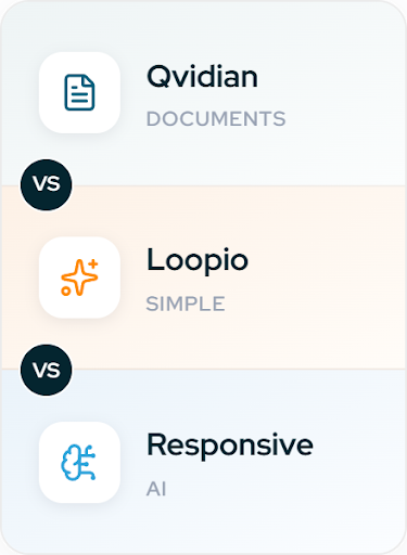 Qvidian vs Loopio vs Responsive: Which RFP Software Is Better in 2026? 