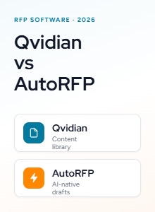 Qvidian vs AutoRFP (2026): A Buyer's Comparison of Two Different RFP Software