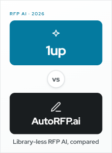 1Up vs AutoRFP (2026): A Buyer's Comparison of Two AI-Native RFP Tools