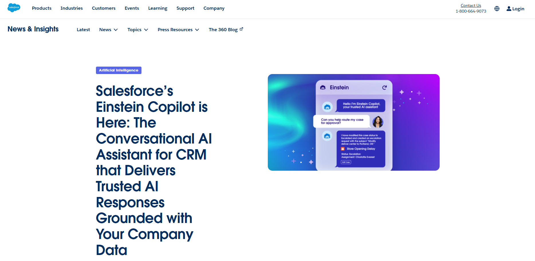 Salesforce Einstein revenue operations software