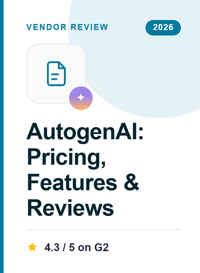 AutogenAI Pricing 2026: Real Costs, Model & Features
