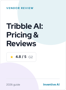 Tribble AI Pricing, Features, Reviews, and Ratings for 2026