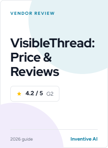 VisibleThread Price, Features, Reviews & Ratings for 2026
