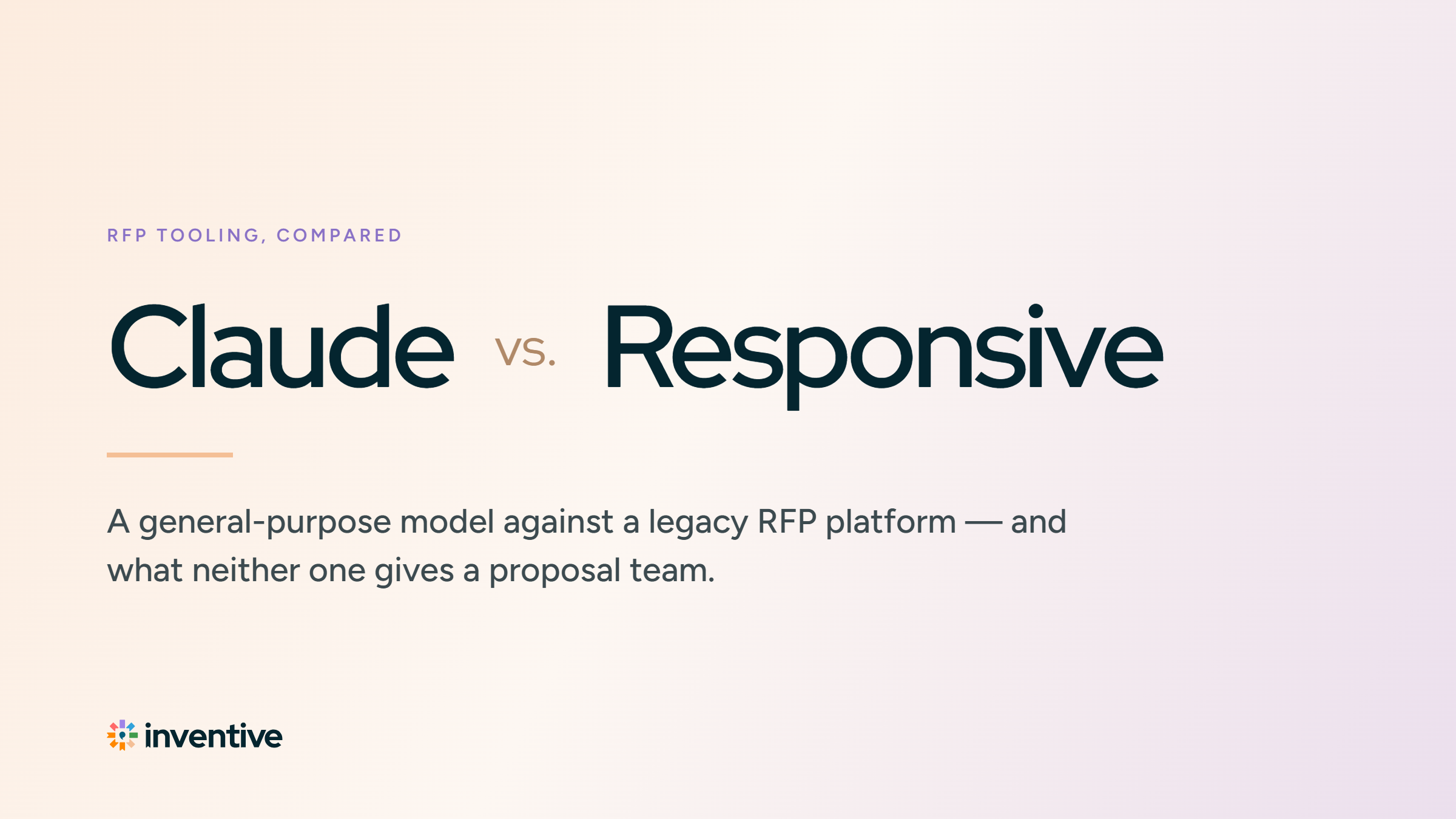 Claude vs. Responsive for RFP Automation: An Honest Comparison for Response Teams [2026]