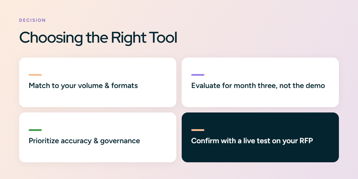 Choosing the Right RFP Tool for Your Team