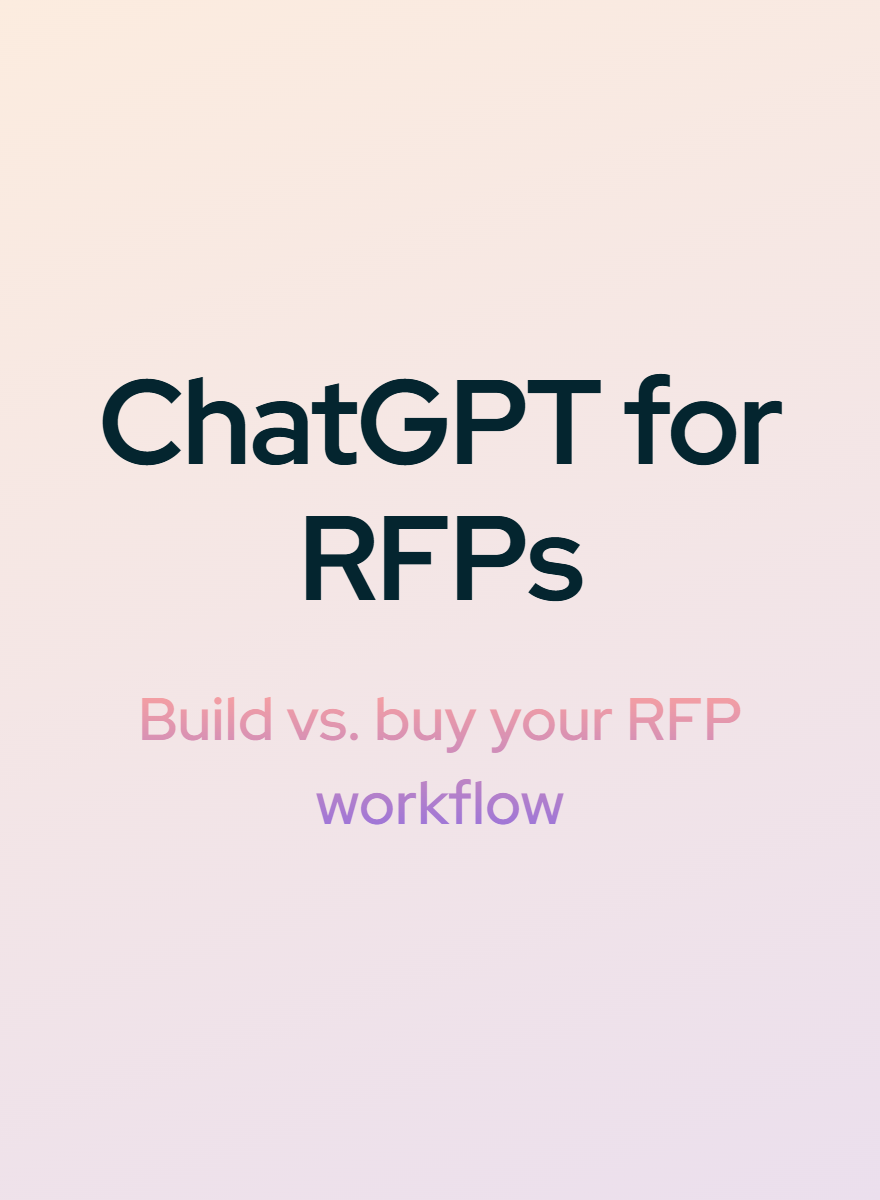 ChatGPT for RFPs: How to Respond to RFPs with Custom GPTs and Projects