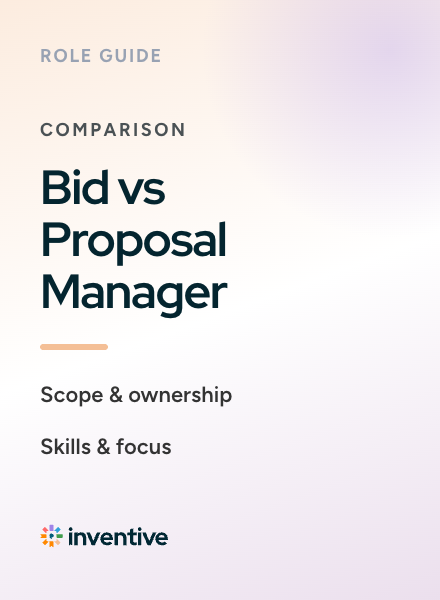 Bid manager vs proposal manager: what's the difference?