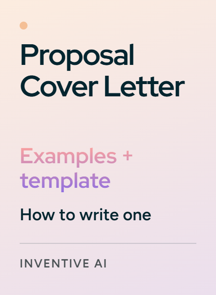 Proposal Cover Letter: A Simple Guide with Examples and a Template