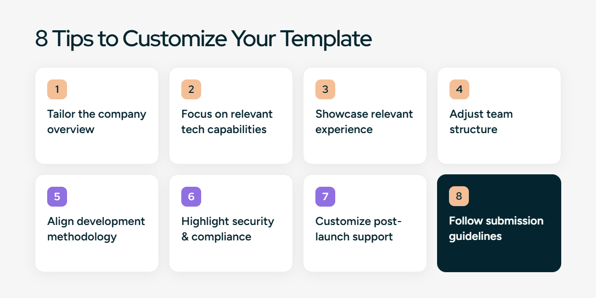 8 tips to customize your software RFI template